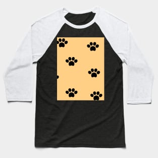 Paw pattern Baseball T-Shirt